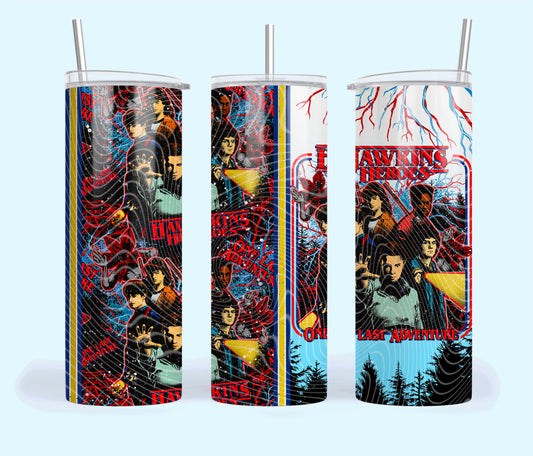 HAWKINS HEROS 20OZ SUBLIMATION TUMBLER
