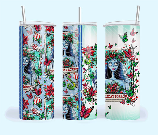 HOLIDAY SORROW 20OZ SUBLIMATION TUMBLER